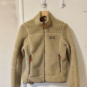 L.L. Bean Tan Sherpa Fleece